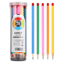 Office & School Standard Pencils,30 PCS Barrel Packing Triangle Shape Color Paint Wood 2B Pencil